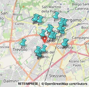 Mappa Via Giuseppe Gioacchino Belli, 24127 Bergamo BG, Italia (1.424)