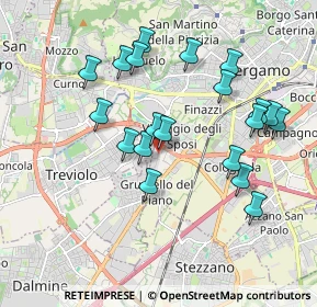 Mappa Via Giuseppe Gioacchino Belli, 24127 Bergamo BG, Italia (1.825)