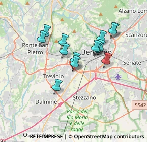 Mappa Via Giuseppe Gioacchino Belli, 24127 Bergamo BG, Italia (3.03143)