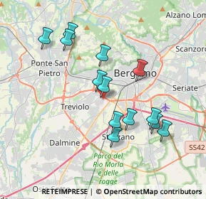 Mappa Via Giuseppe Gioacchino Belli, 24127 Bergamo BG, Italia (3.45538)