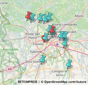 Mappa Via Giuseppe Gioacchino Belli, 24127 Bergamo BG, Italia (6.29929)