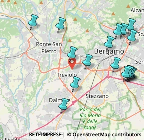 Mappa Via dei Tigli, 24048 Treviolo BG, Italia (4.97722)
