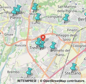 Mappa Via dei Tigli, 24048 Treviolo BG, Italia (2.56727)