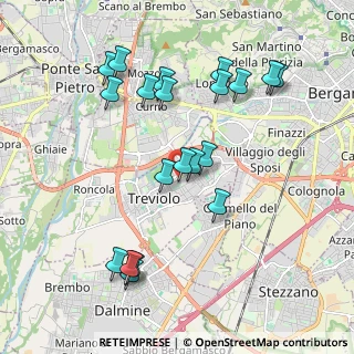 Mappa Via dei Tigli, 24048 Treviolo BG, Italia (2.0205)