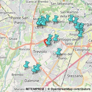 Mappa Via dei Tigli, 24048 Treviolo BG, Italia (2.193)