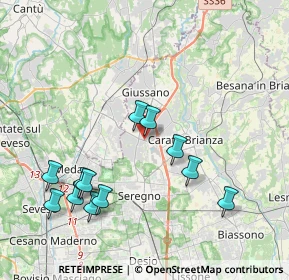 Mappa Viale Lario, 20034 Giussano MB, Italia (4.15833)