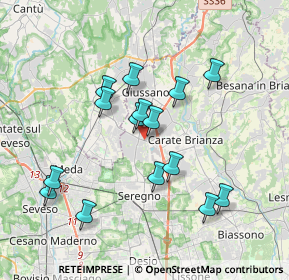 Mappa Viale Lario, 20034 Giussano MB, Italia (3.416)