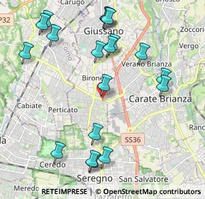 Mappa Viale Lario, 20034 Giussano MB, Italia (2.34842)