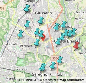 Mappa Viale Lario, 20034 Giussano MB, Italia (2.026)