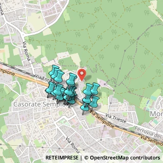 Mappa Via Emanuela Loi, 21011 Casorate Sempione VA, Italia (0.36552)