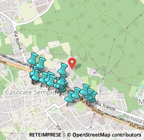 Mappa Via Emanuela Loi, 21011 Casorate Sempione VA, Italia (0.458)