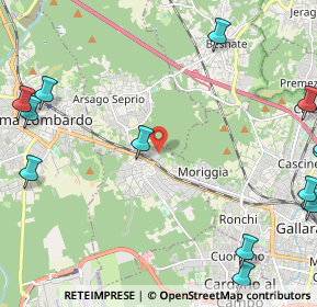 Mappa Via Emanuela Loi, 21011 Casorate Sempione VA, Italia (3.434)