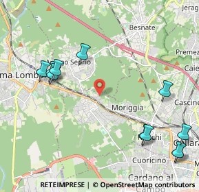 Mappa Via Emanuela Loi, 21011 Casorate Sempione VA, Italia (2.62091)