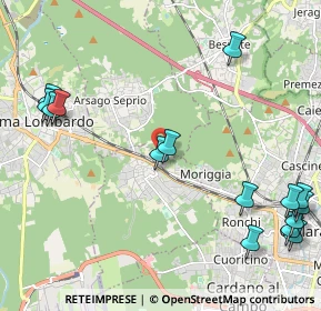 Mappa Via Emanuela Loi, 21011 Casorate Sempione VA, Italia (2.81467)