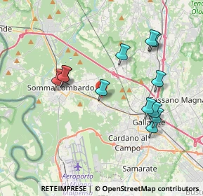 Mappa Via Emanuela Loi, 21011 Casorate Sempione VA, Italia (3.70917)