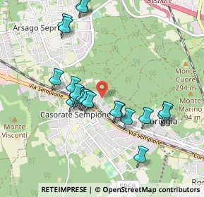 Mappa Via Emanuela Loi, 21011 Casorate Sempione VA, Italia (0.8925)