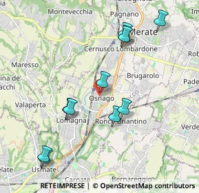 Mappa Via dei Morell, 23875 Osnago LC, Italia (2.06364)