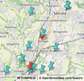 Mappa Via dei Morell, 23875 Osnago LC, Italia (2.76846)