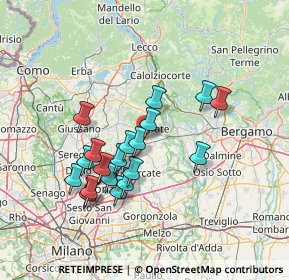 Mappa Via dei Morell, 23875 Osnago LC, Italia (12.54842)