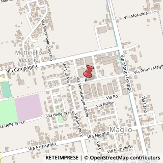 Mappa Via I Maggio, 8, 35015 Galliera Veneta, Padova (Veneto)