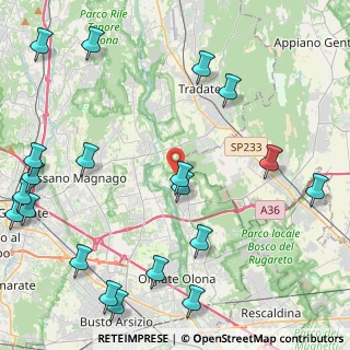 Mappa Via Belvedere, 21050 Gorla maggiore VA, Italia (6.0415)
