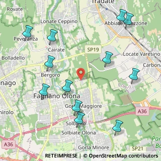 Mappa Via Belvedere, 21050 Gorla maggiore VA, Italia (2.55667)