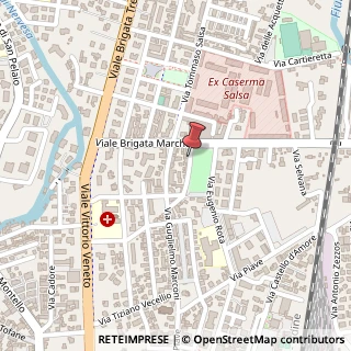 Mappa Strada Belle Gambe, 1, 31100 Treviso, Treviso (Veneto)