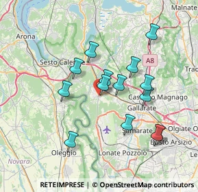 Mappa Via S. Fermo, 21019 Somma Lombardo VA, Italia (6.50143)