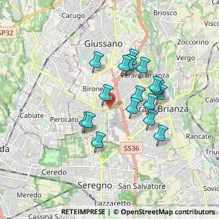 Mappa Bis, 20843 Verano Brianza MB, Italia (1.48176)