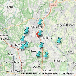 Mappa Bis, 20843 Verano Brianza MB, Italia (3.47182)