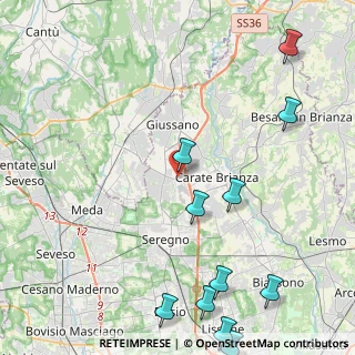 Mappa Bis, 20843 Verano Brianza MB, Italia (5.89364)