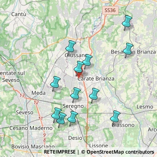 Mappa Bis, 20843 Verano Brianza MB, Italia (4.08833)