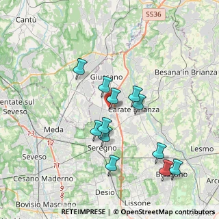 Mappa Bis, 20843 Verano Brianza MB, Italia (3.48667)