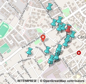Mappa Via Pietro Maroncelli, 20841 Carate Brianza MB, Italia (0.2485)