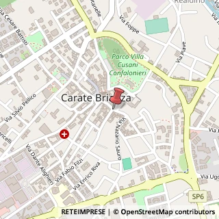 Mappa Via Dante Cesana, 22, 20841 Carate Brianza, Monza e Brianza (Lombardia)