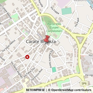Mappa Via Dante Cesana, 8, 20841 Carate Brianza, Monza e Brianza (Lombardia)
