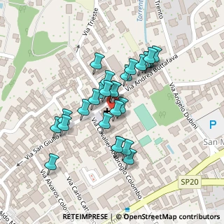 Mappa Via Colombo Cavalier Ambrogio, 21012 Cassano Magnago VA, Italia (0.07692)