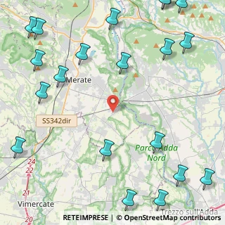 Mappa Via Cascina Sant'Antonio, 23877 Paderno d'Adda LC, Italia (6.7315)