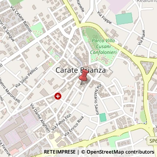 Mappa Via Giacomo Matteotti, 13, 20841 Carate Brianza, Monza e Brianza (Lombardia)
