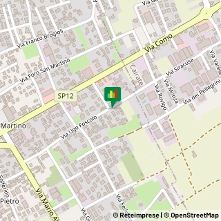 Mappa Via Ugo Foscolo, 38B, 21012 Cassano Magnago, Varese (Lombardia)