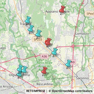 Mappa Via S. Bartolomeo, 22076 Mozzate CO, Italia (4.80091)
