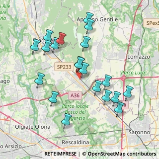 Mappa Via S. Bartolomeo, 22076 Mozzate CO, Italia (3.9155)