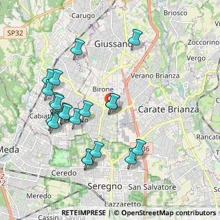 Mappa Viale Lario, 20833 Giussano MB, Italia (2.046)