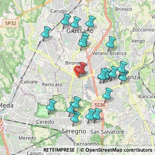 Mappa Viale Lario, 20833 Giussano MB, Italia (2.1095)