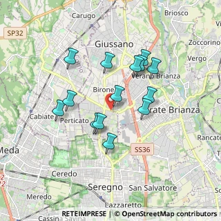 Mappa Viale Lario, 20833 Giussano MB, Italia (1.52429)