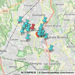 Mappa Viale Lario, 20833 Giussano MB, Italia (1.25235)