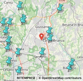 Mappa Viale Lario, 20833 Giussano MB, Italia (6.2455)