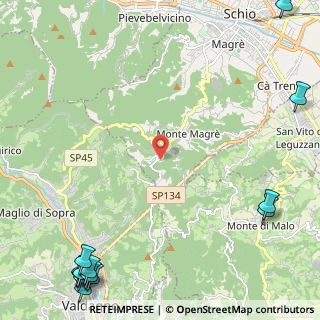 Mappa Località Corbara, 36015 Schio VI, Italia (3.97462)