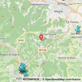 Mappa Località Corbara, 36015 Schio VI, Italia (4.17)