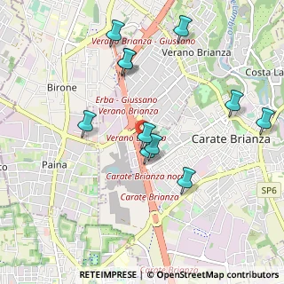 Mappa Via F. Petrarca, 20843 Carate Brianza MB, Italia (0.99545)